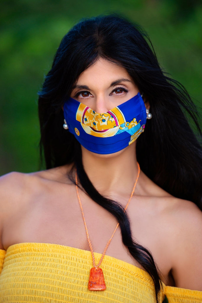 Gold Tassel Mask