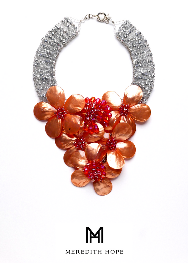 Mother of Pearl Coral Flowers